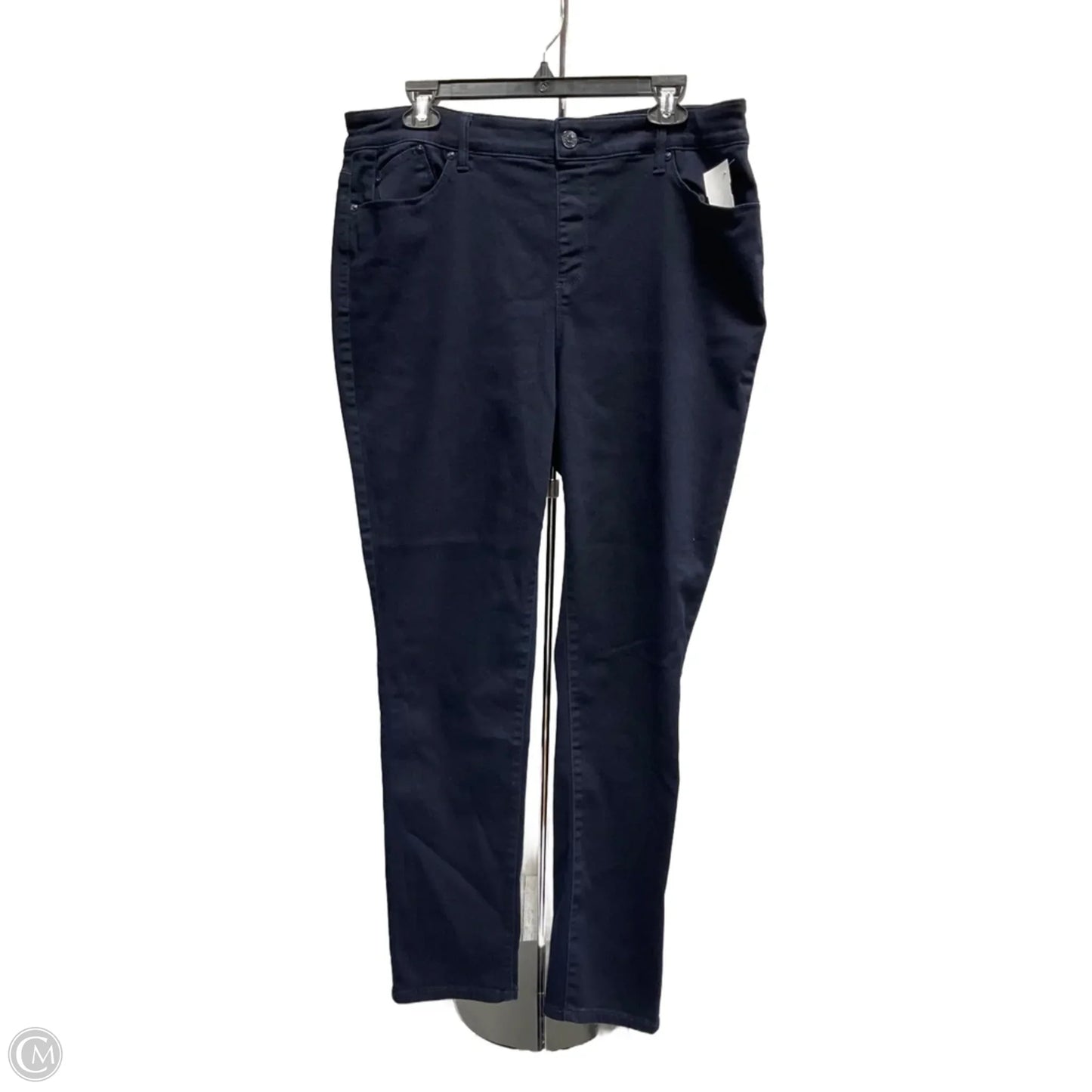 Jeans Skinny By Chicos In Blue, Size: L