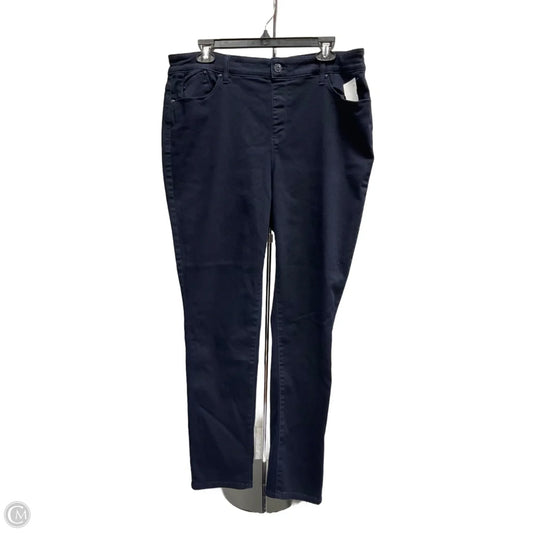 Jeans Skinny By Chicos In Blue, Size: L