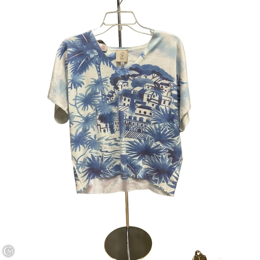 Top Short Sleeve By Sioni In Blue, Size: Xl