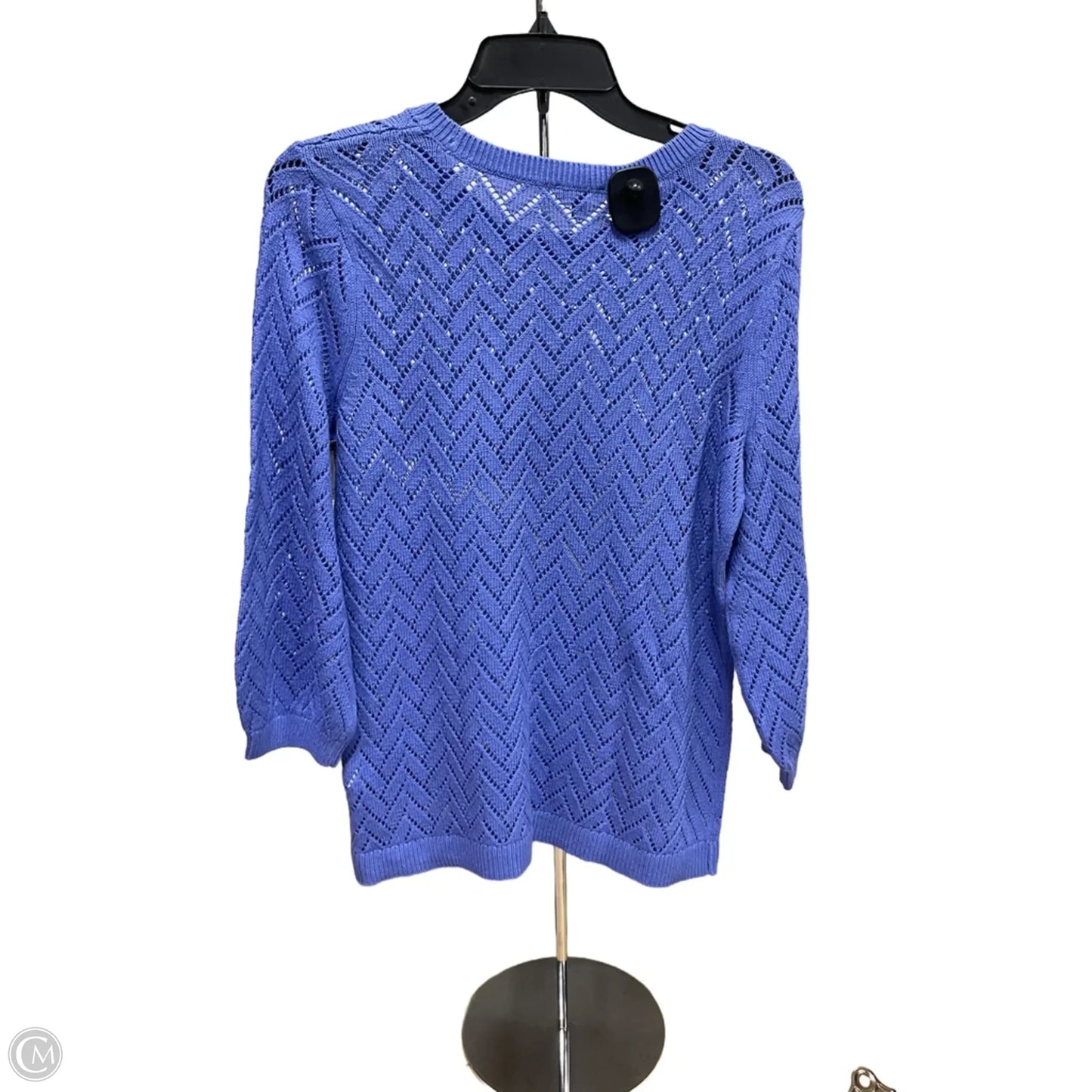 Top Long Sleeve By Talbots In Blue, Size: Lp