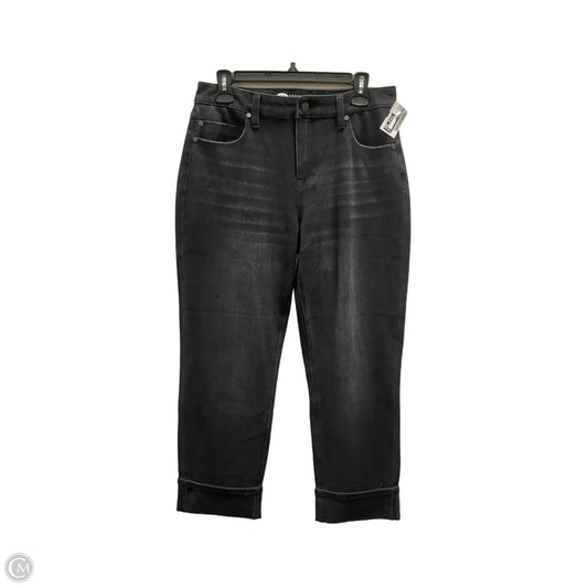 Jeans Wide Leg By Liverpool In Black, Size: 8