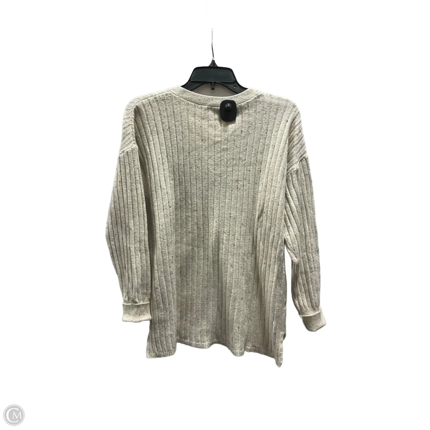 Top Long Sleeve By Loft In Cream, Size: M