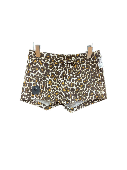 Animal Print Shorts J Crew O, Size 0