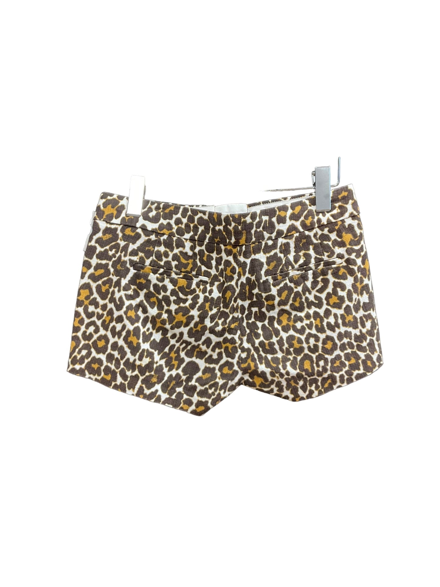 Animal Print Shorts J Crew O, Size 0