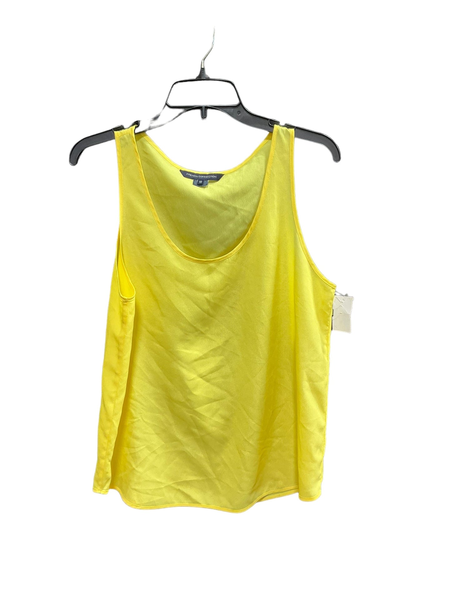 Yellow Top Sleeveless French Connection, Size 10