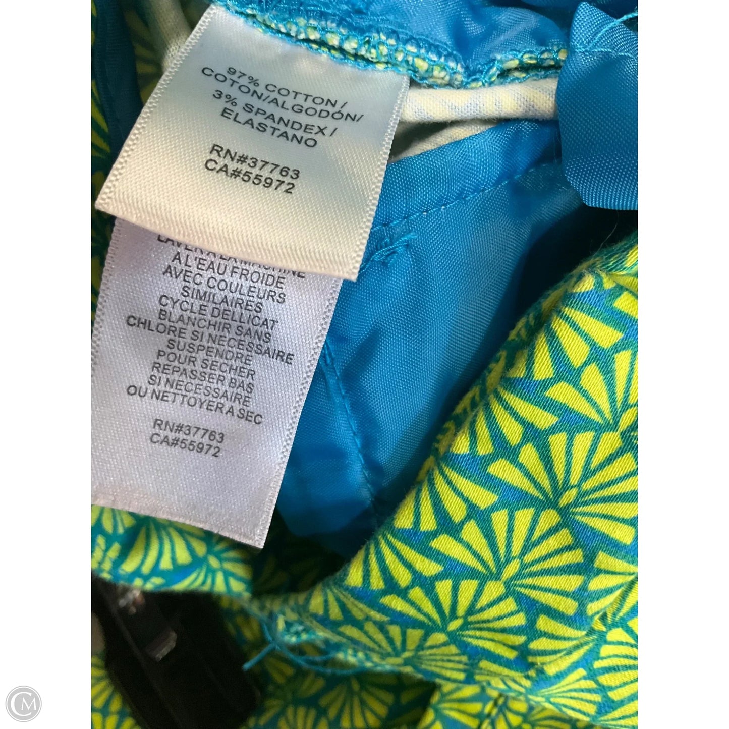 Shorts By Laundry In Blue Green, Size: 4