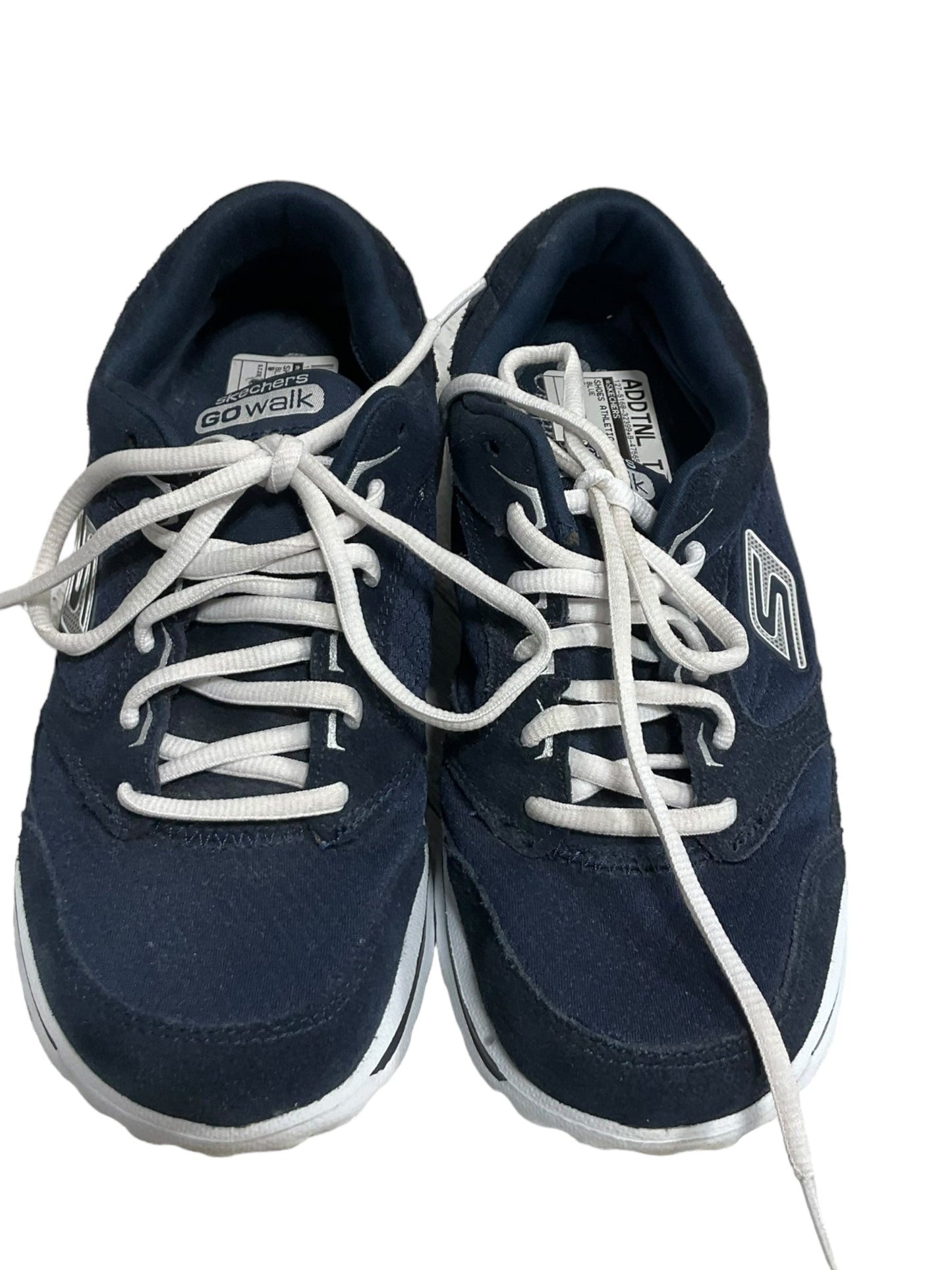 Blue Shoes Athletic Skechers, Size 8