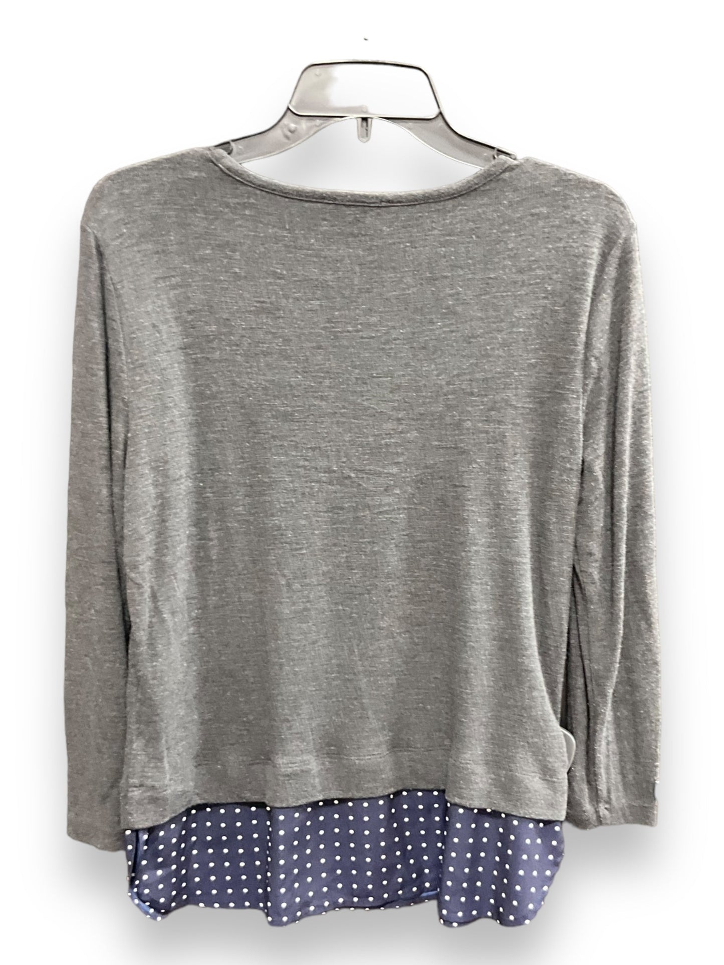 Charcoal Top Long Sleeve J Crew, Size S