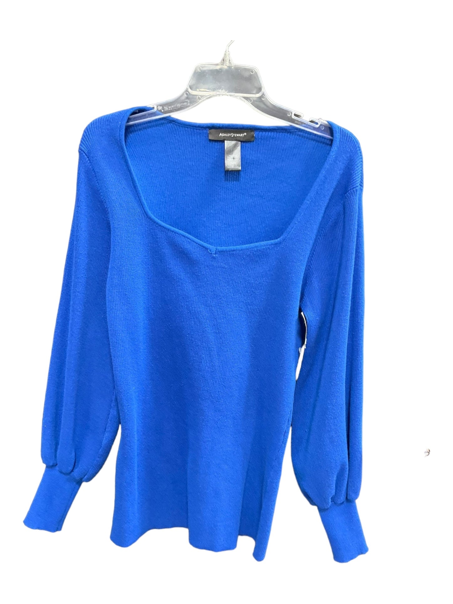 Blue Sweater Ashley Stewart, Size Xl