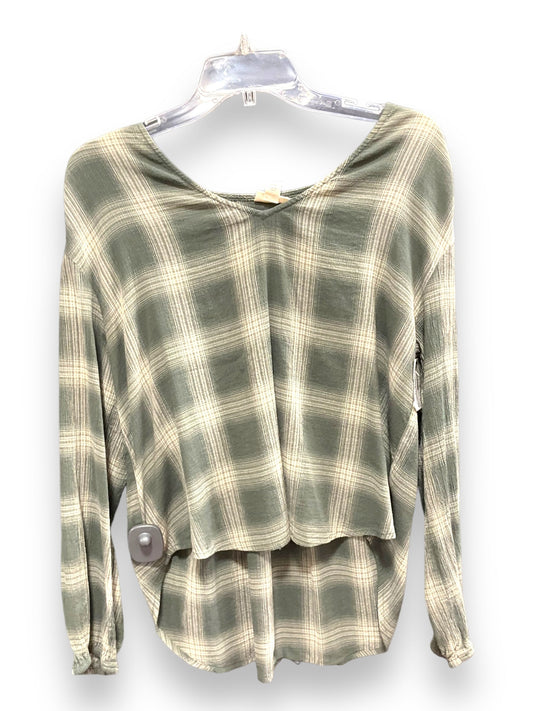 Green Top Long Sleeve Ana, Size S