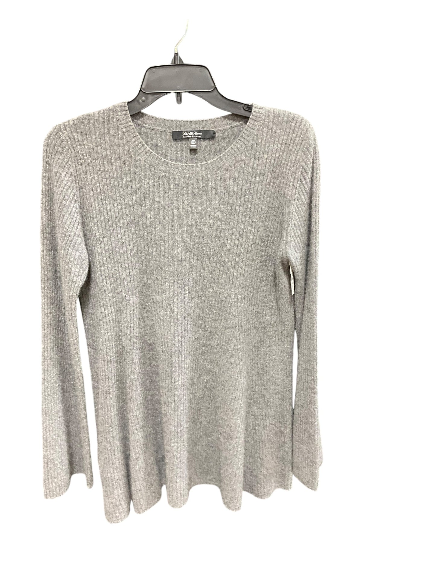 Sweater Cashmere By Saks Fifth Avenue In Grey, Size: M