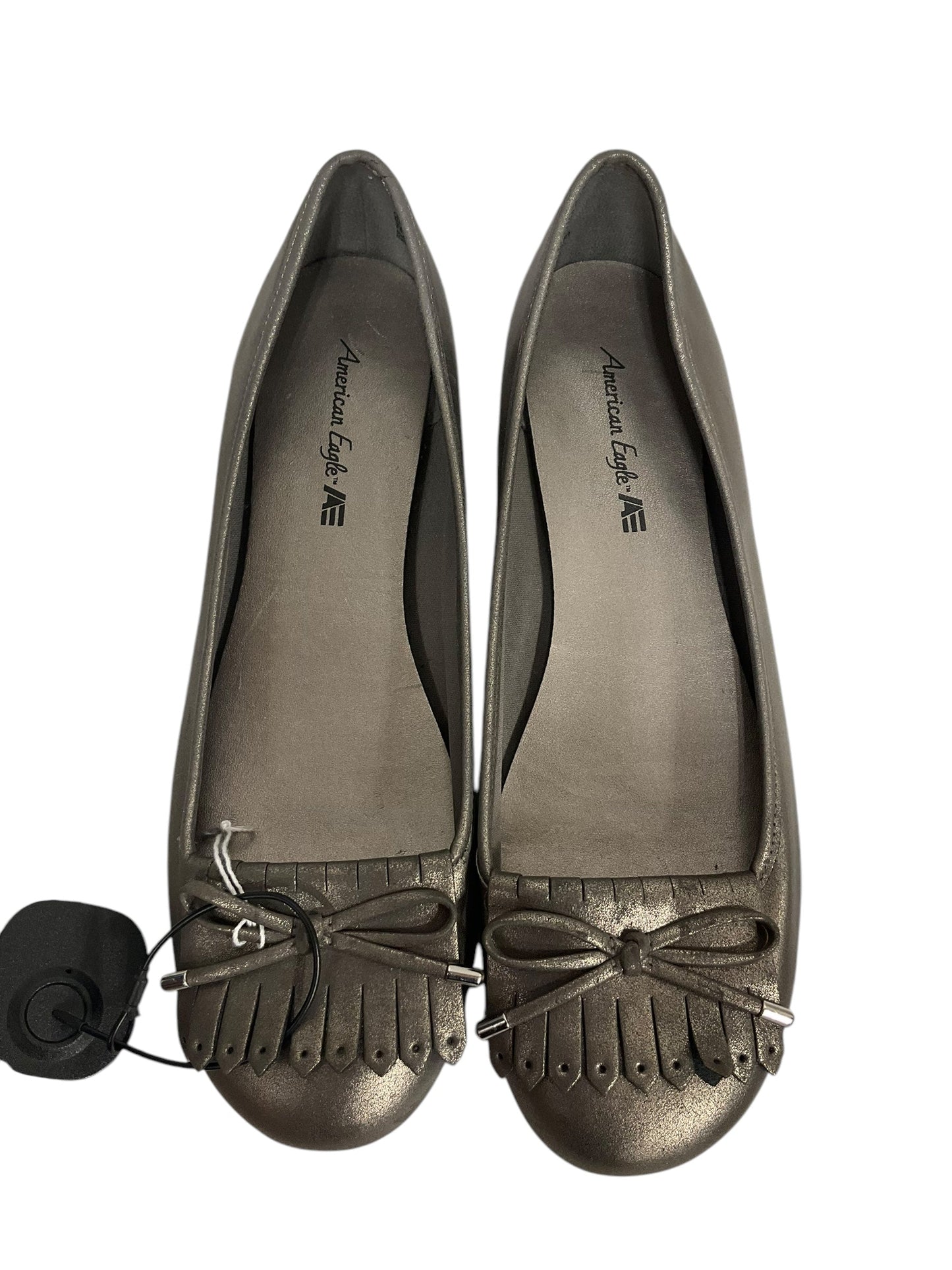 Shoes Flats Ballet By American Eagle Shoes In Metallic, Size: 10