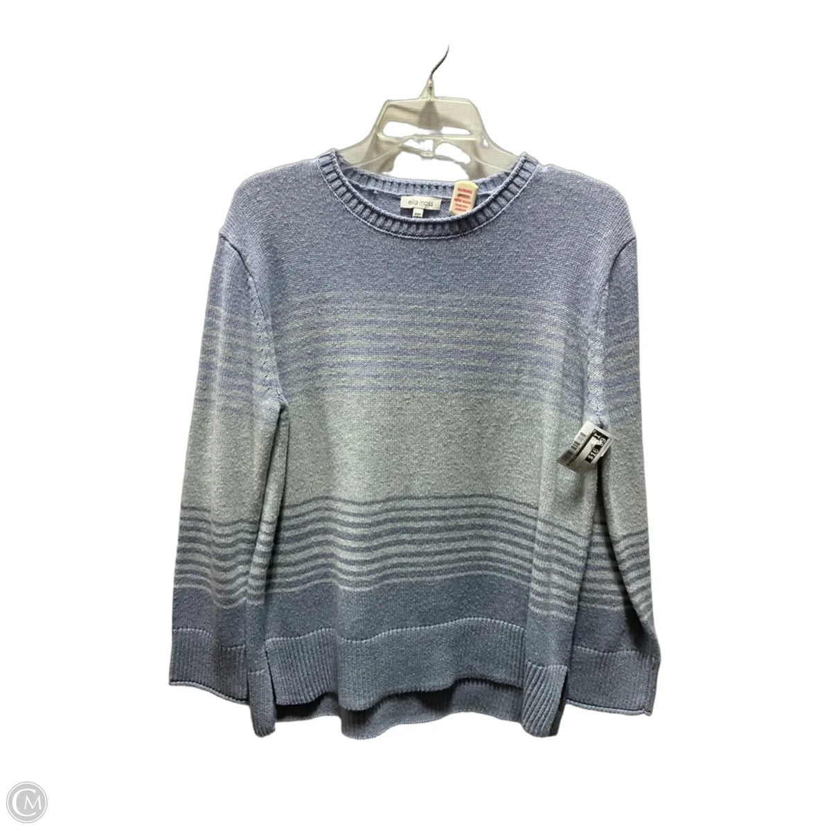 Top Long Sleeve By Ella Moss In Blue, Size: S