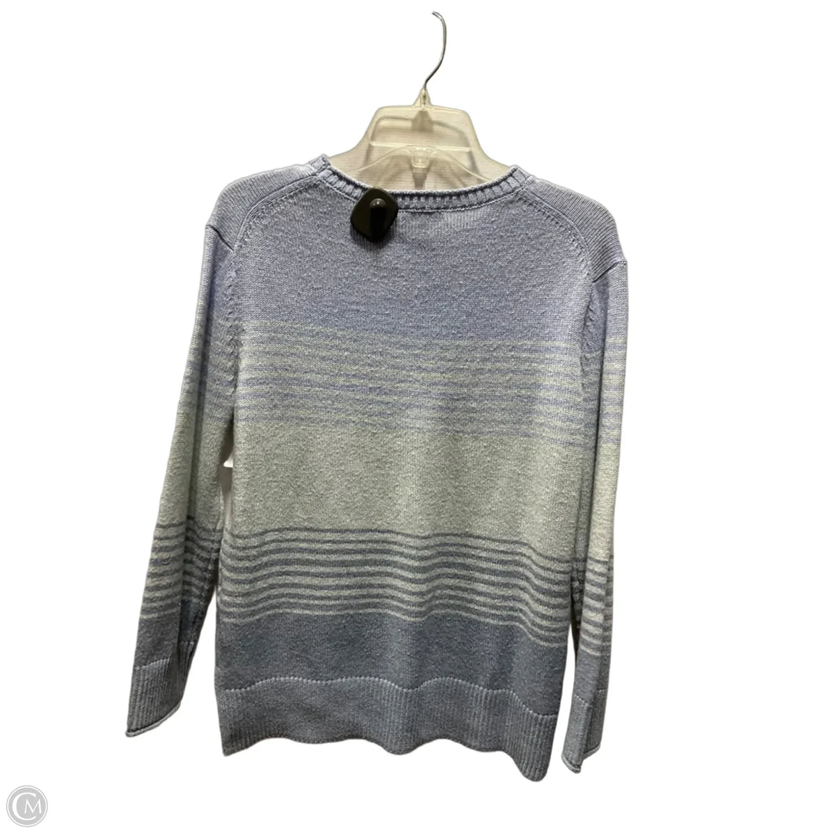 Top Long Sleeve By Ella Moss In Blue, Size: S
