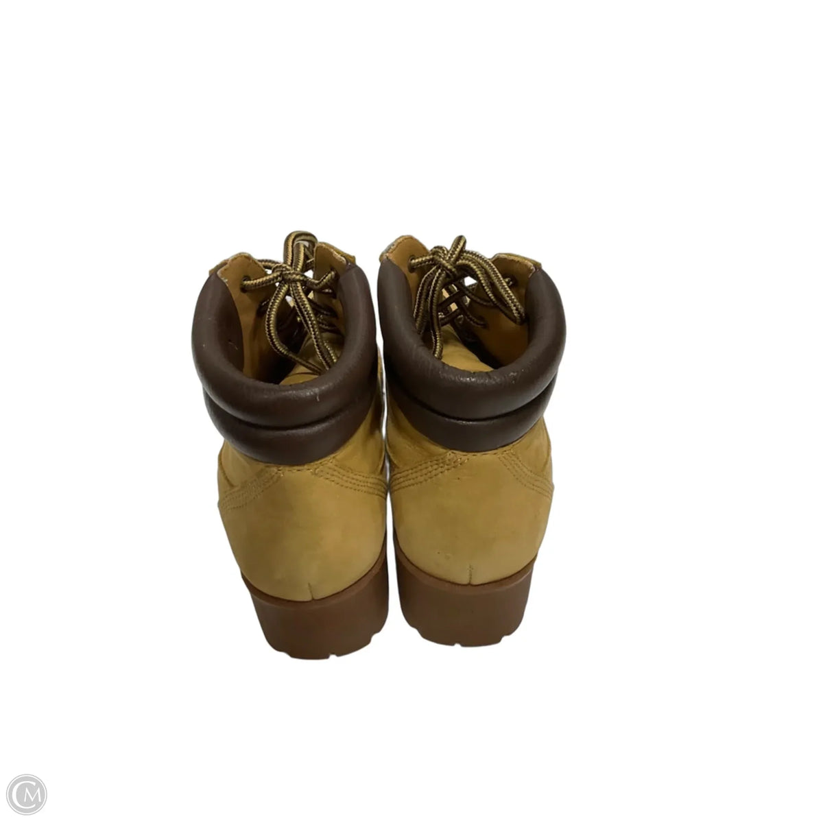 Boots Ankle Heels By Aldo In Tan, Size: 8.5