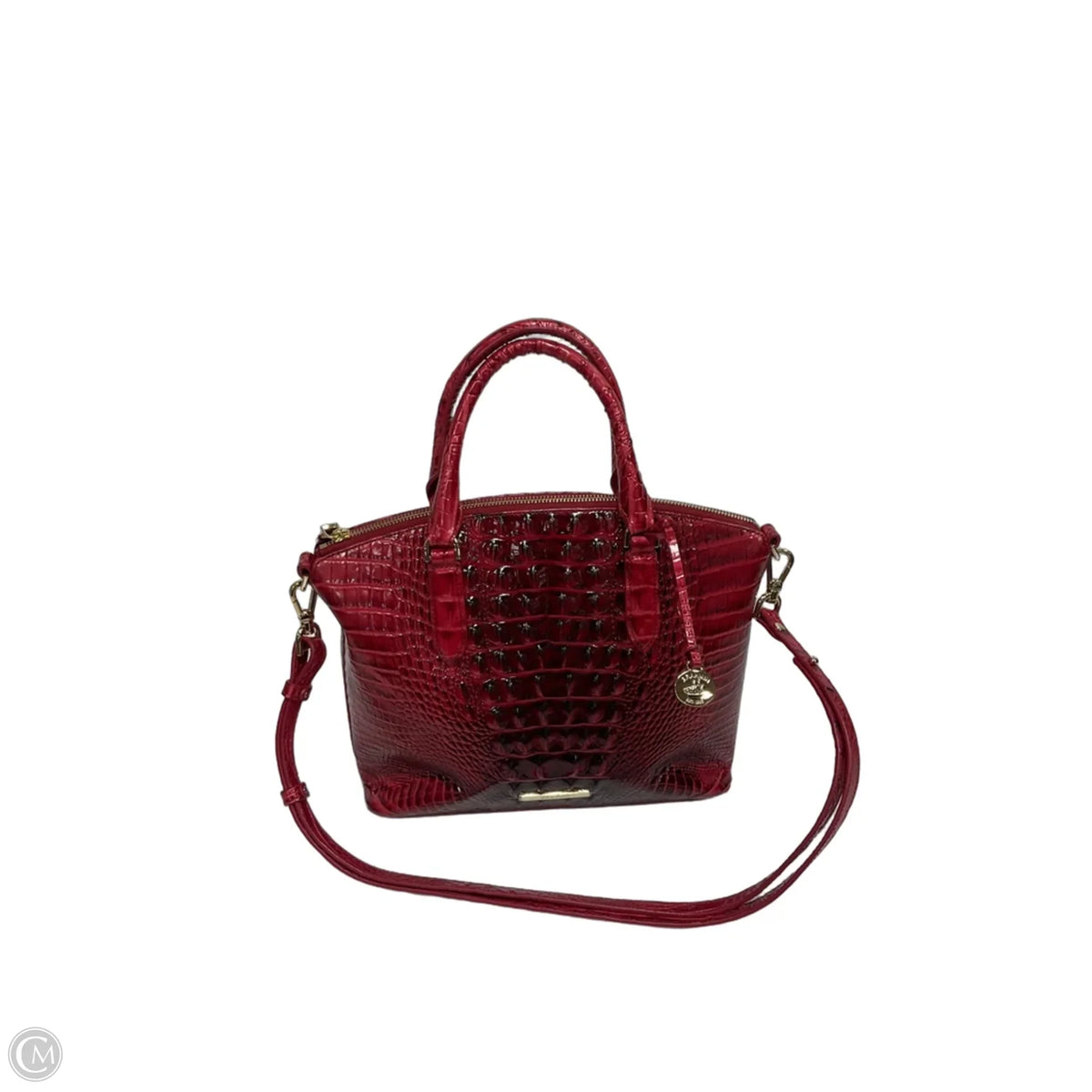 Handbag Designer By Brahmin, Size: Large