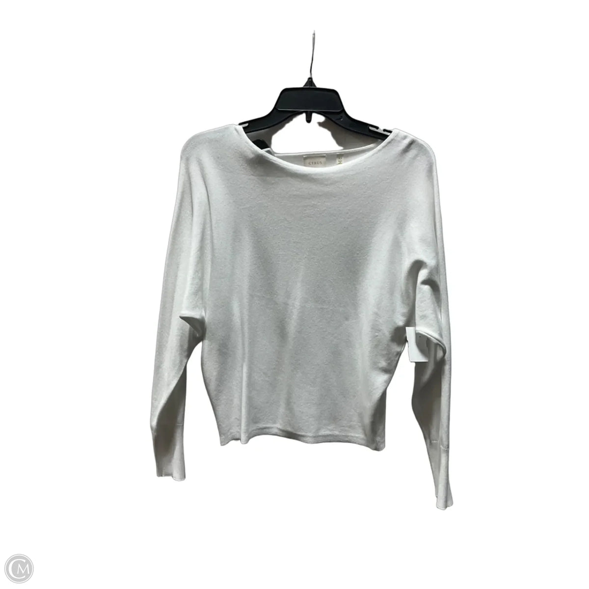 Top Long Sleeve By Cyrus In White, Size: Xs
