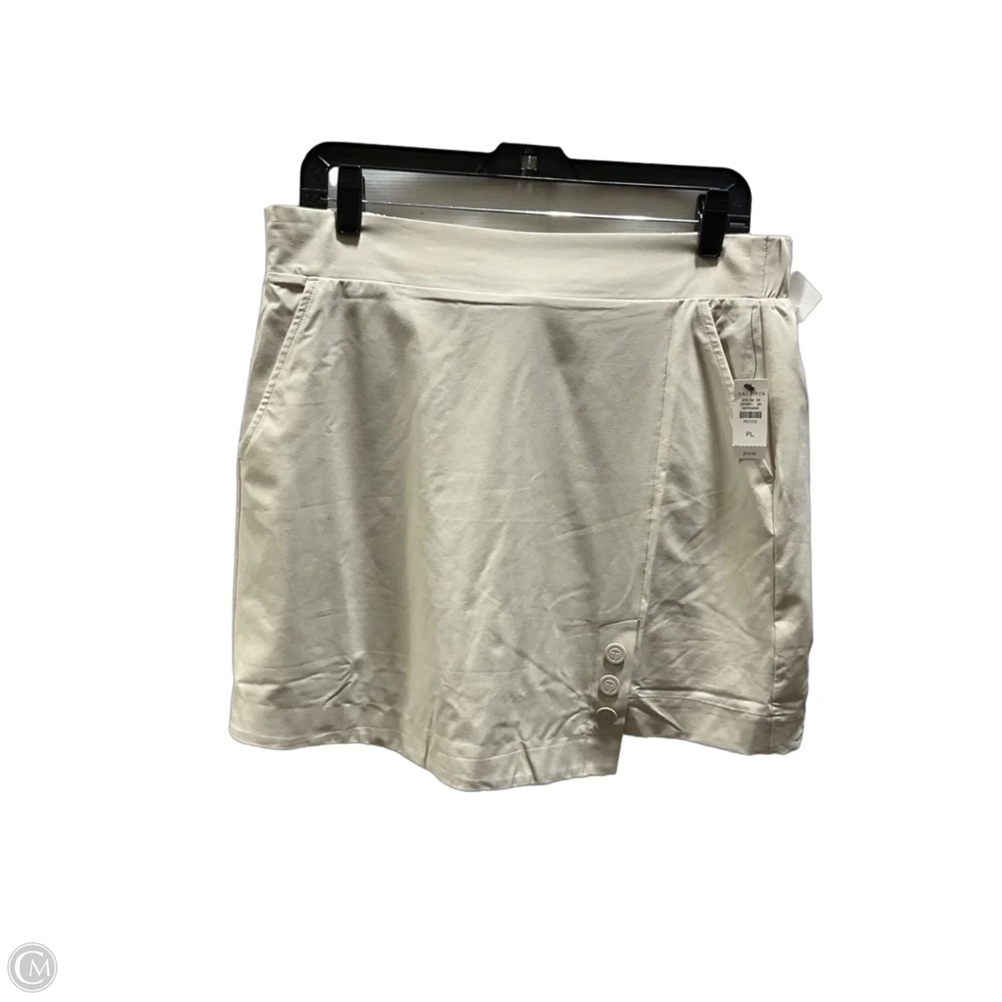 Athletic Skort By Talbots In Cream, Size: Lp