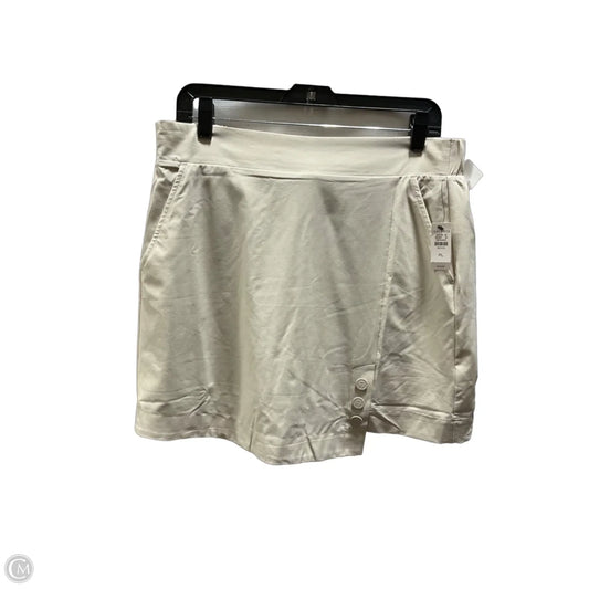 Athletic Skort By Talbots In Cream, Size: Lp