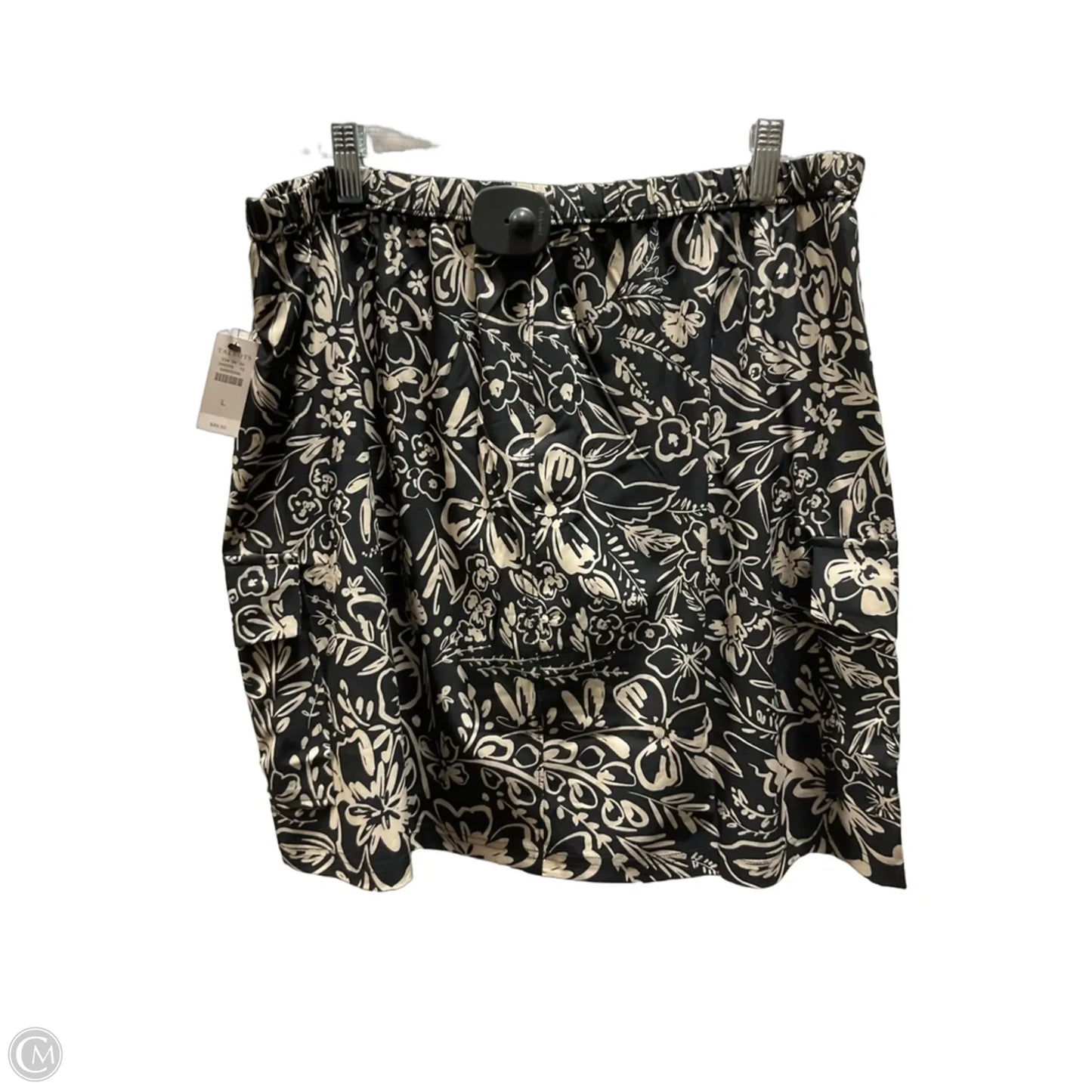 Athletic Skort By Talbots In Black & Cream, Size: L
