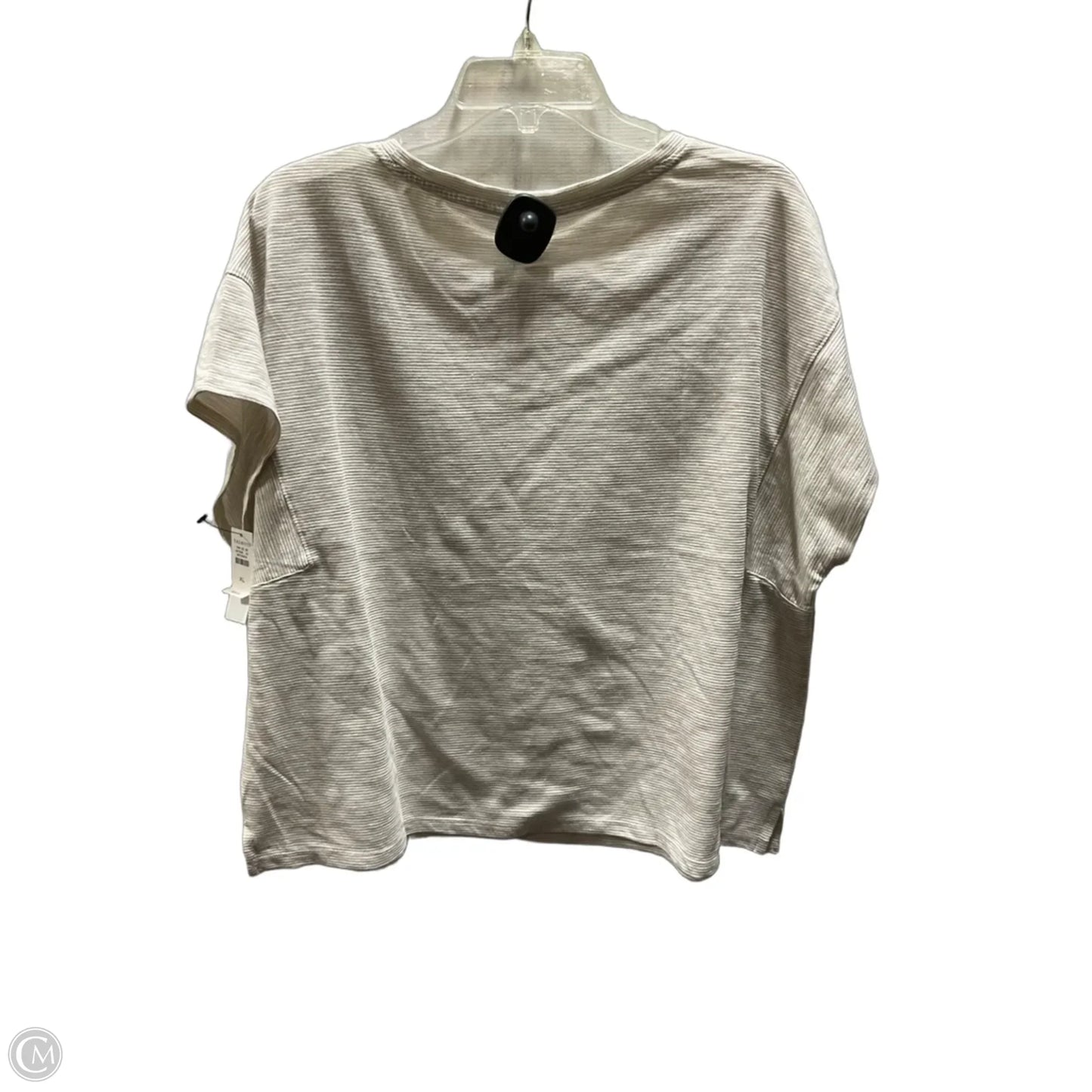 Top Short Sleeve By Talbots In Striped Pattern, Size: Xl
