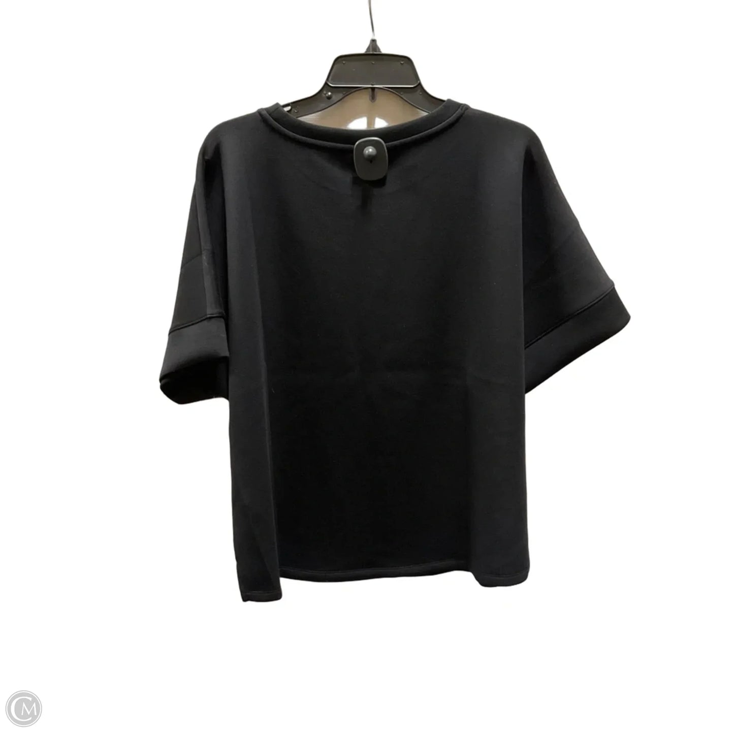 Top Short Sleeve By Talbots In Black, Size: Xl