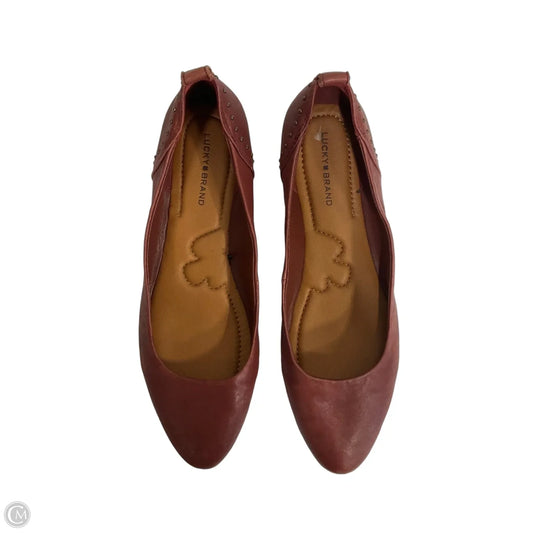 Shoes Flats By Lucky Brand In Red, Size: 9.5