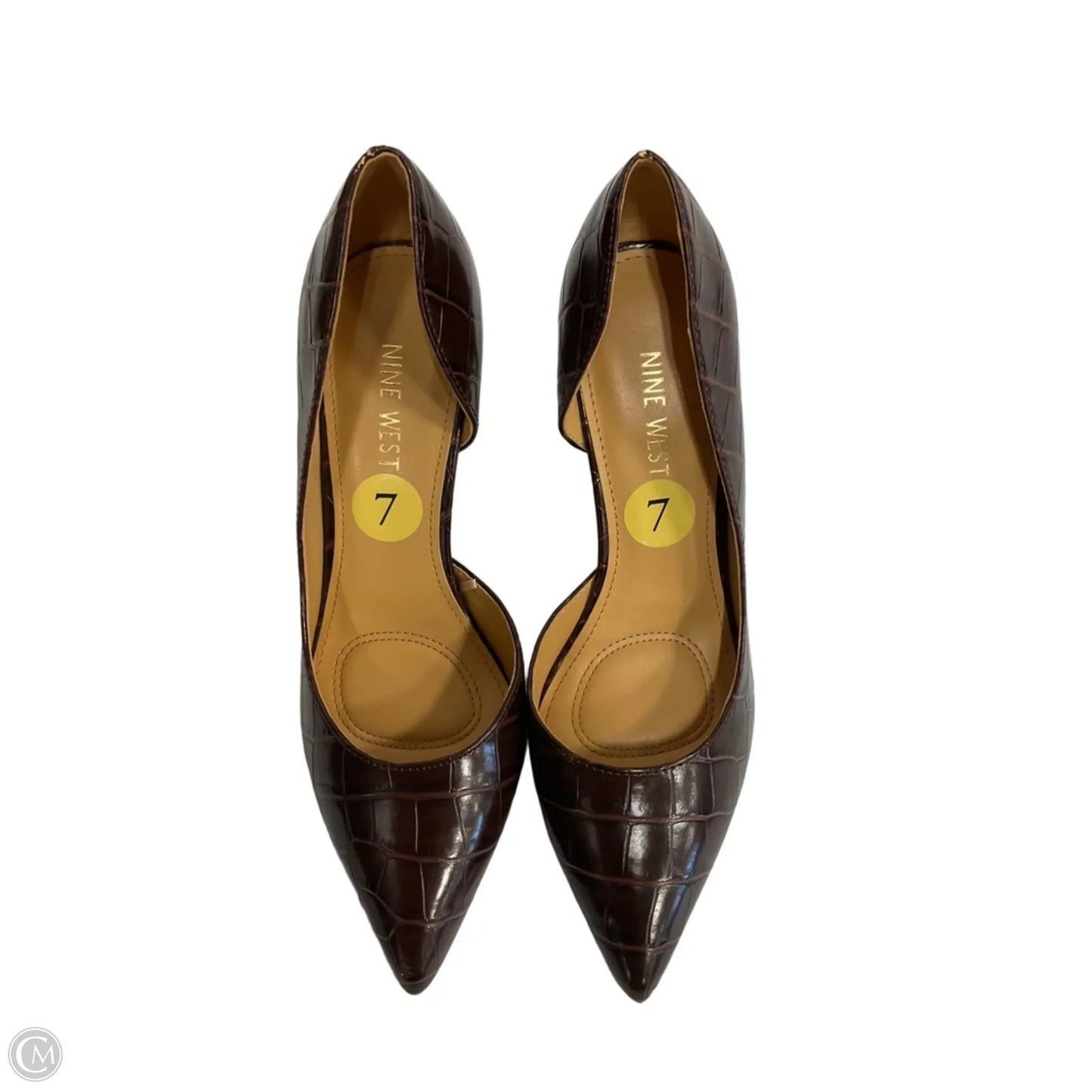 Shoes Heels Stiletto By Nine West Apparel In Brown, Size: 7