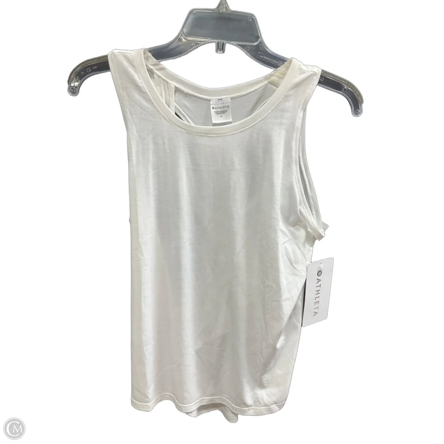 Athletic Tank Top By Athleta In White, Size: M