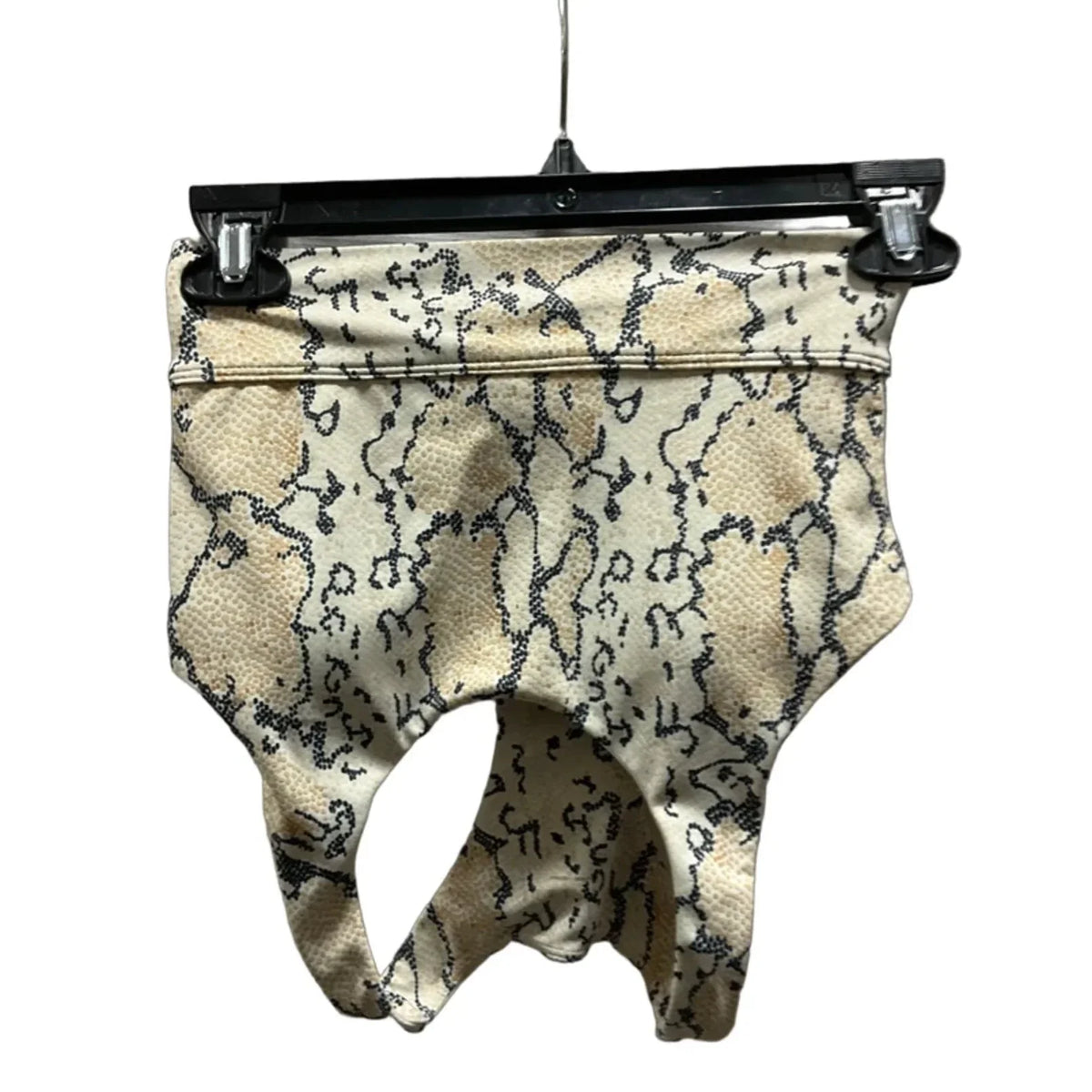 Athletic Bra By Cma In Snakeskin Print, Size: S