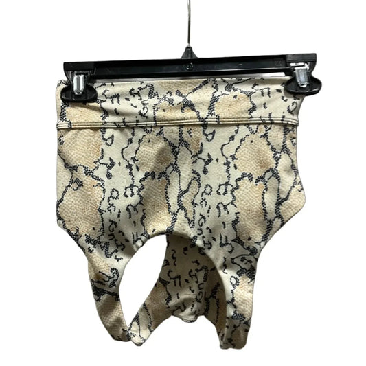 Athletic Bra By Cma In Snakeskin Print, Size: S