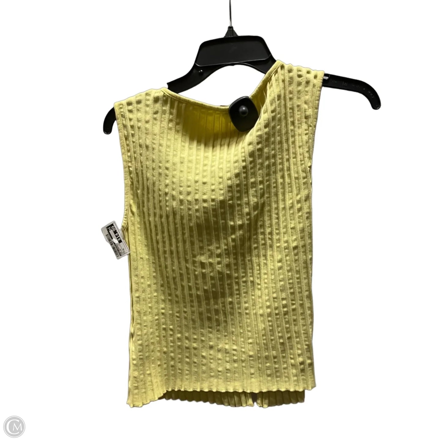 Top Sleeveless By Free People In Yellow, Size: M