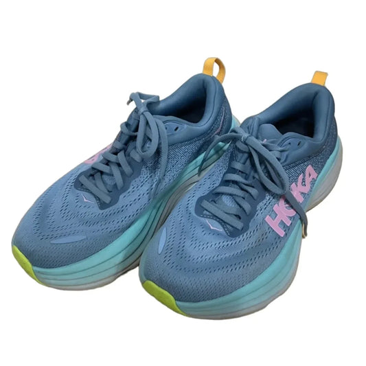 Shoes Athletic By Hoka In Blue & Pink, Size: 6