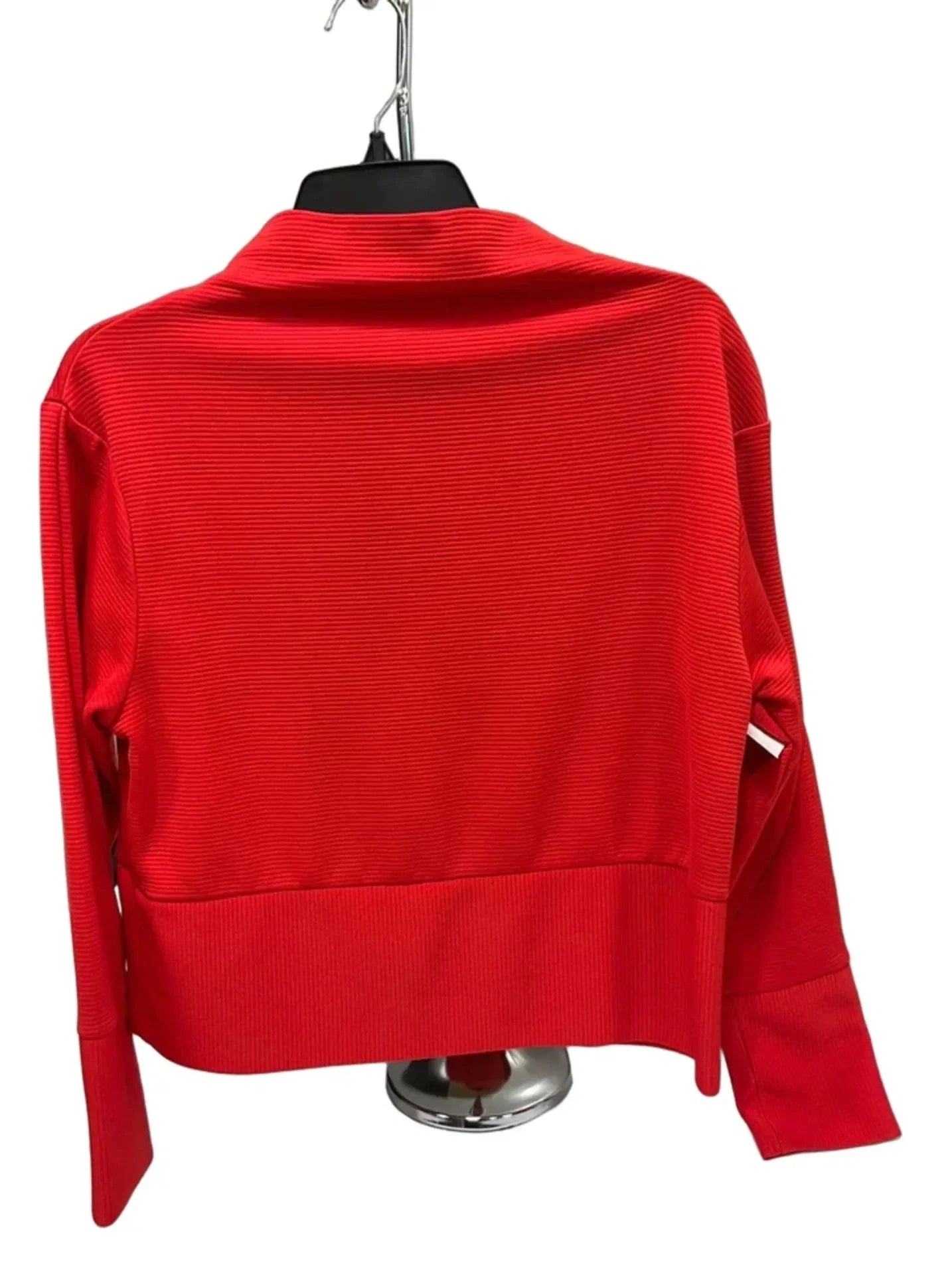 Athletic Top Long Sleeve Crewneck By Nike Apparel In Red, Size: S