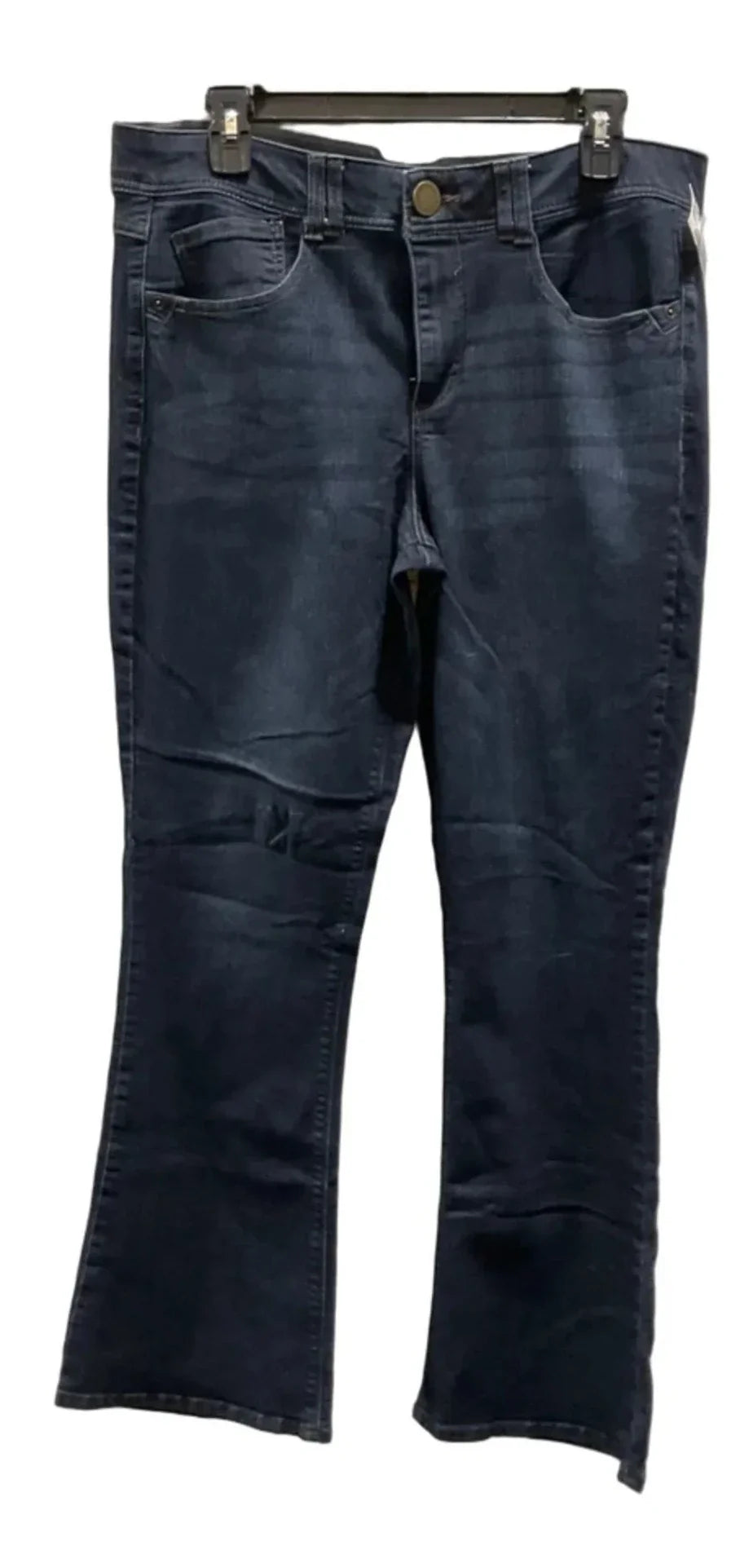 Jeans Boot Cut By Wit & Wisdom In Blue Denim, Size: 14