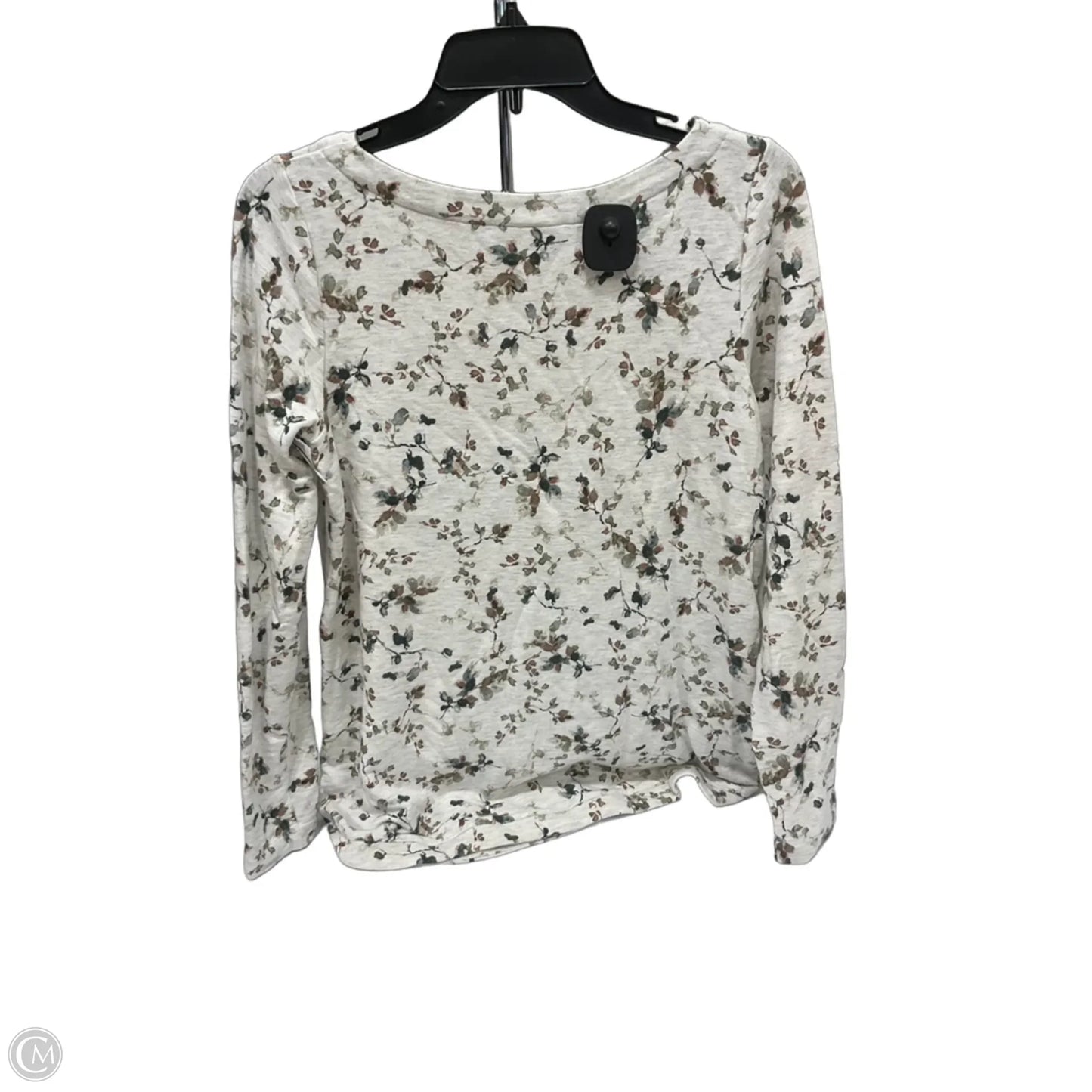 Top Long Sleeve By J. Jill In Floral Print, Size: Xs