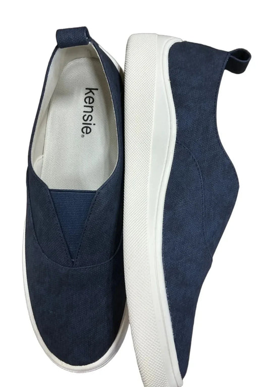 Shoes Sneakers By Kensie In Navy, Size: 7