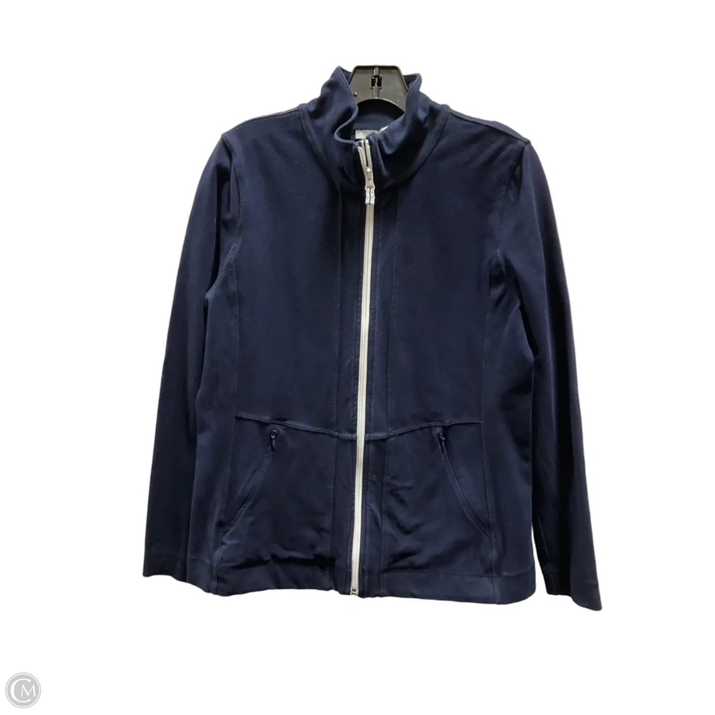 Athletic Jacket By Talbots In Navy, Size: M