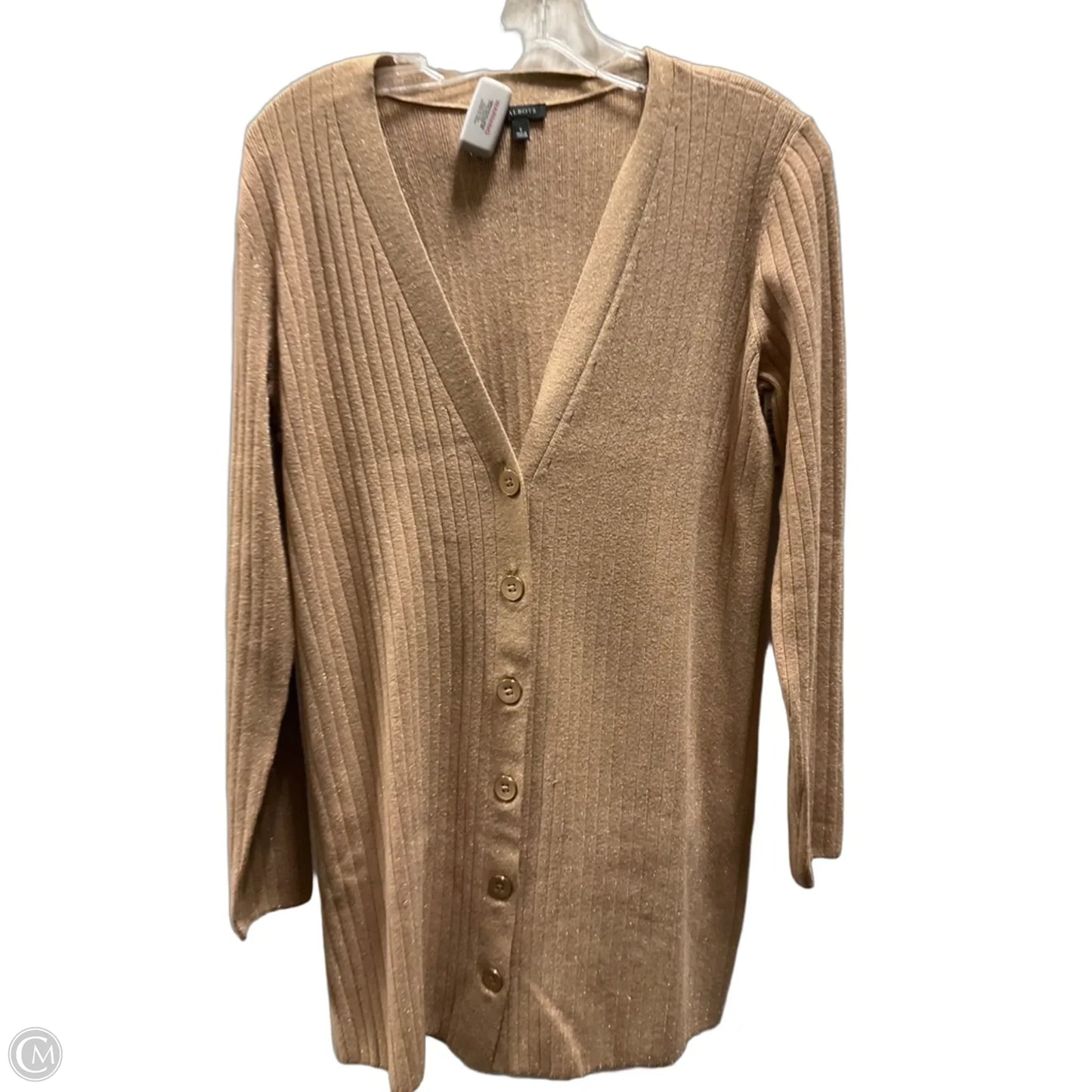 Cardigan By Talbots In Tan, Size: S