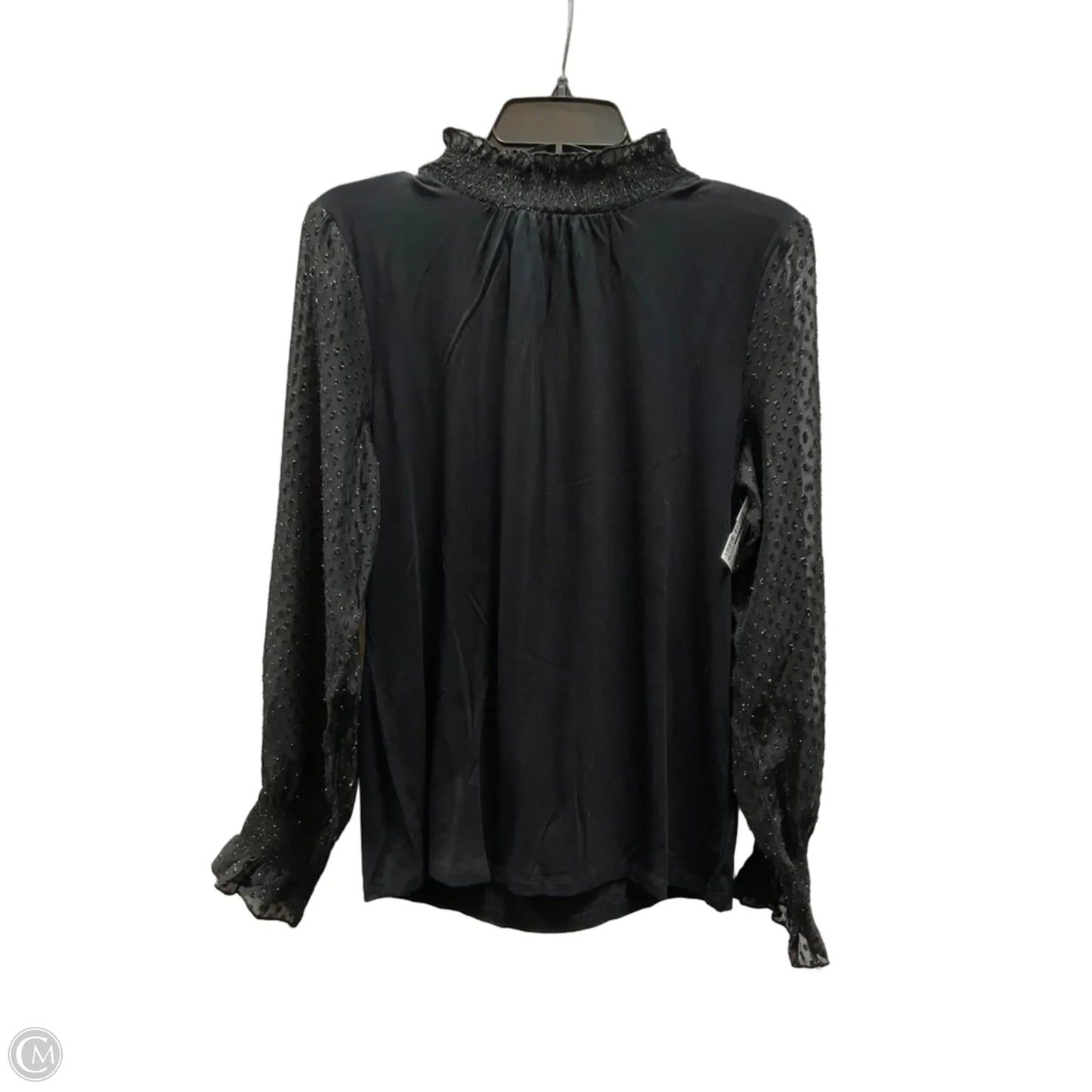 Top Long Sleeve By Talbots In Black, Size: M