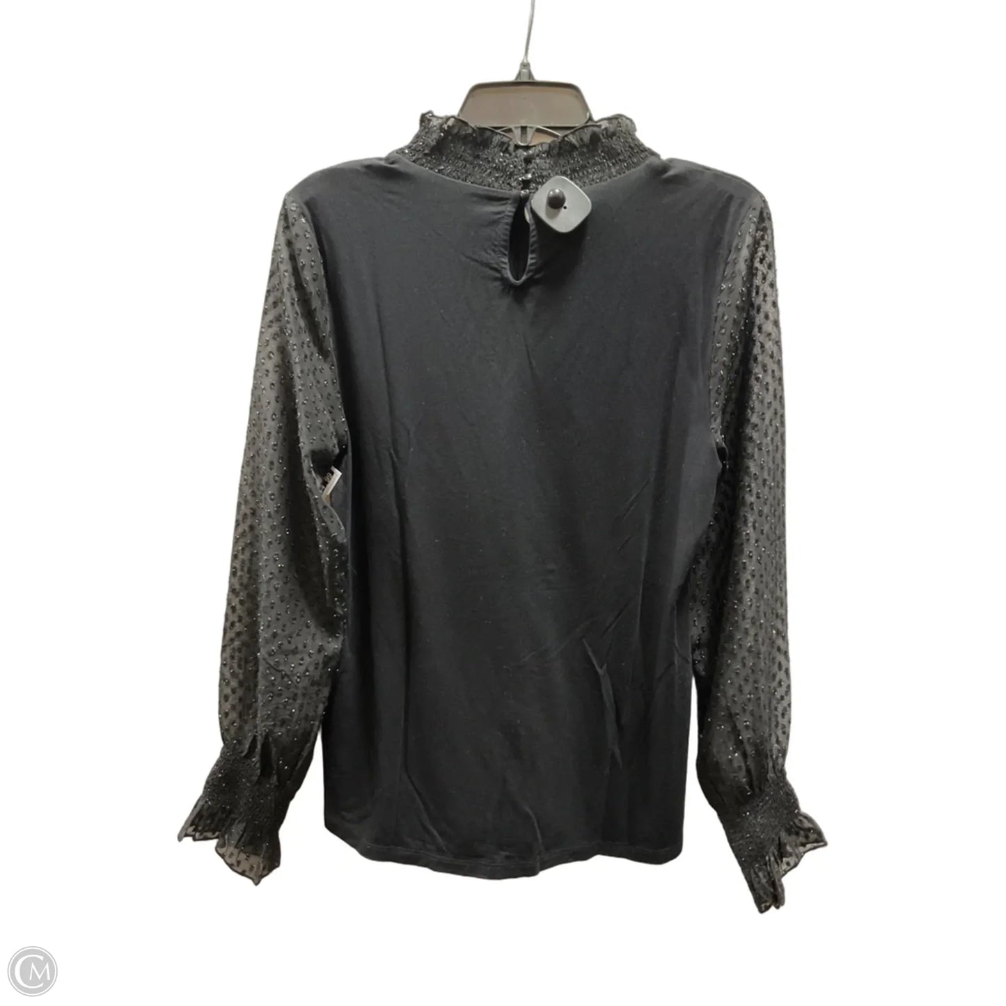 Top Long Sleeve By Talbots In Black, Size: M