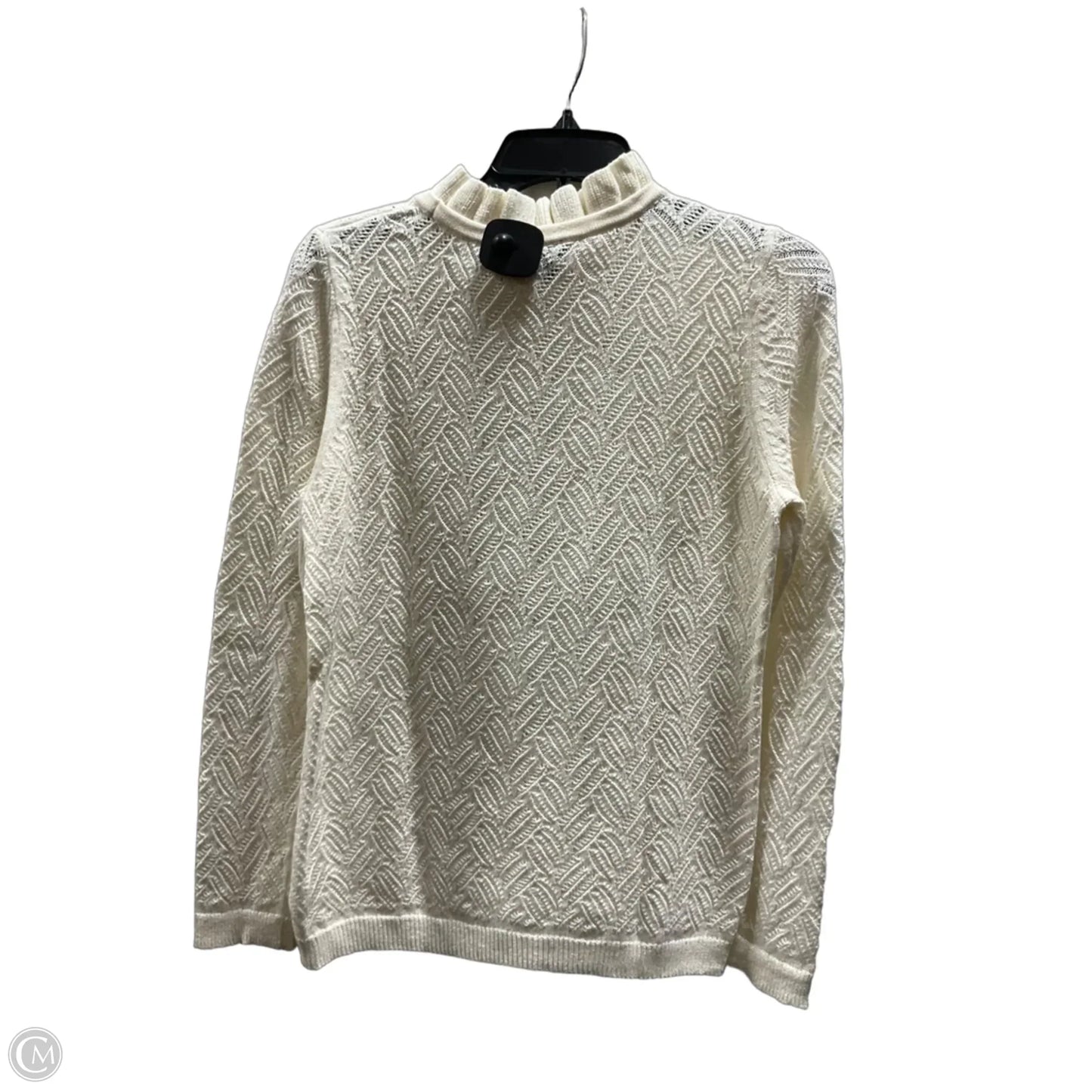 Sweater By Talbots In Cream, Size: M
