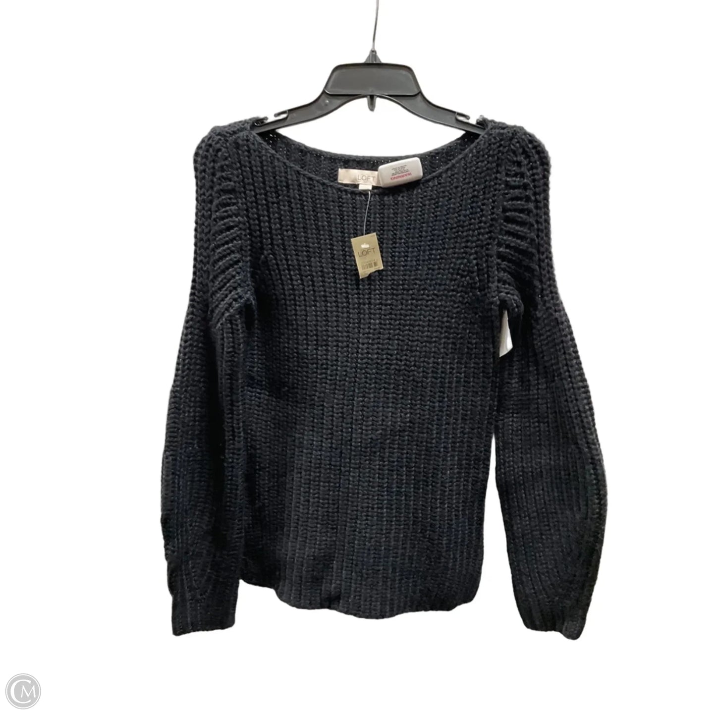 Sweater By Loft In Black, Size: Xsp
