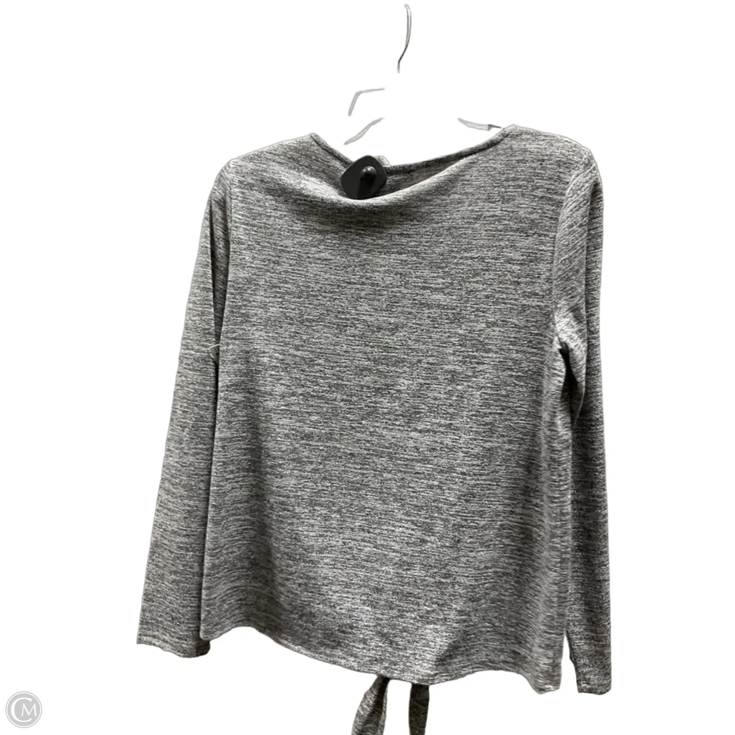 Top Long Sleeve By Talbots In Silver, Size: M