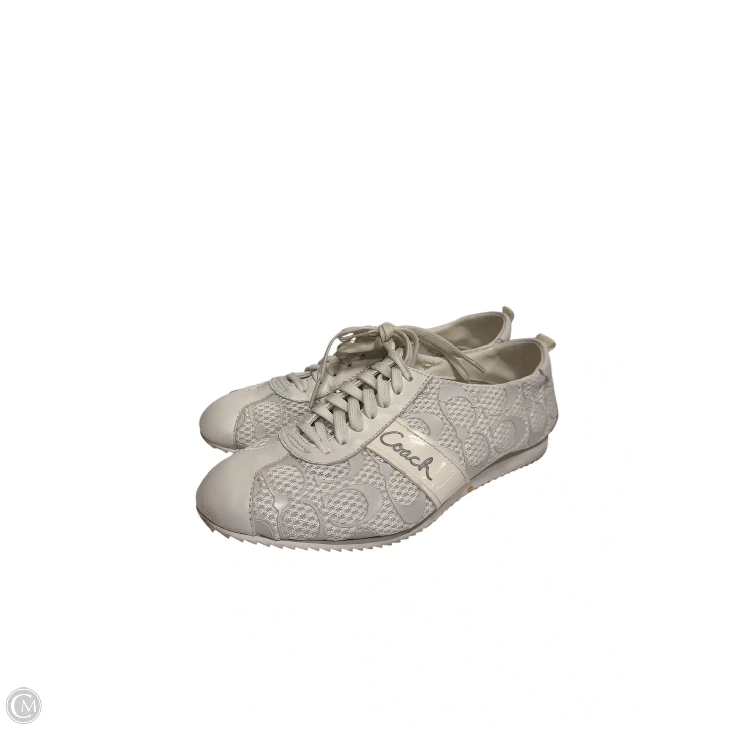 Shoes Designer By Coach In White, Size: 9