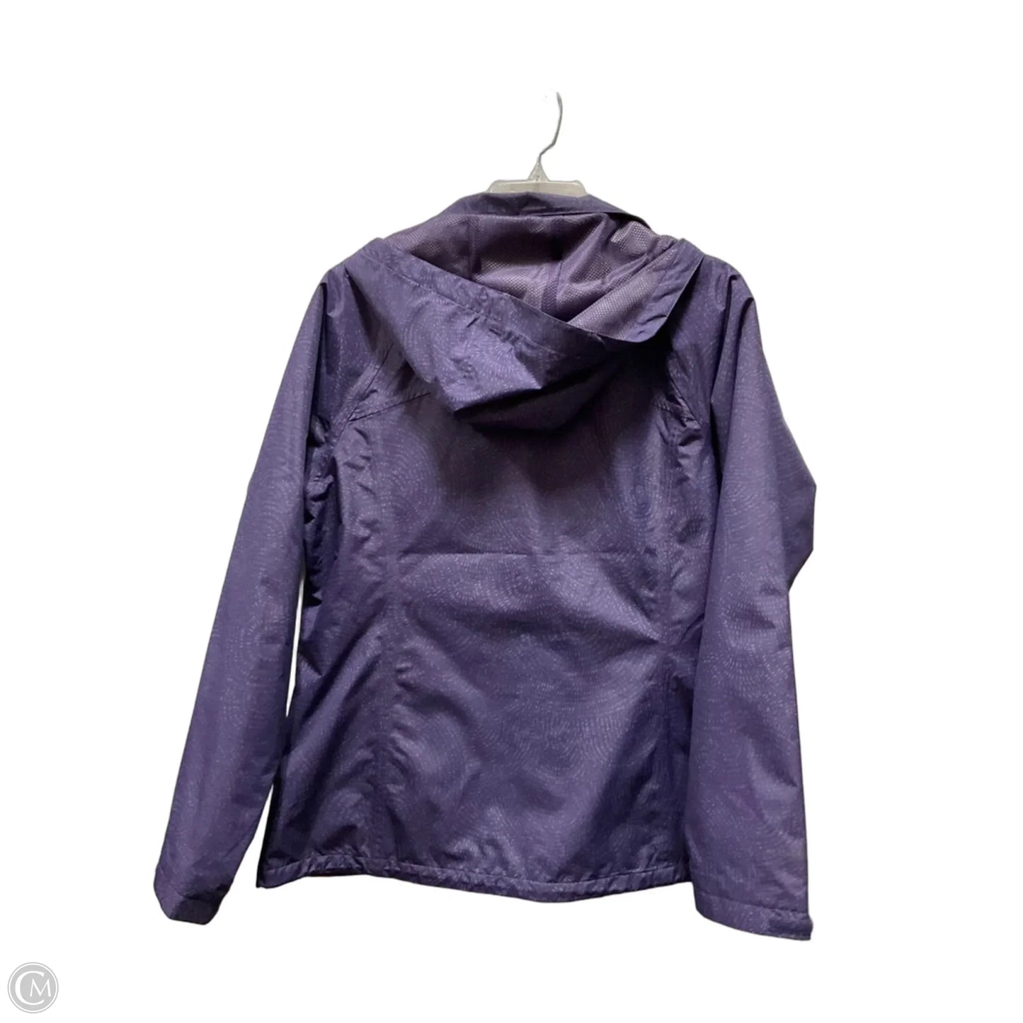 Jacket Windbreaker By Eddie Bauer In Purple, Size: L