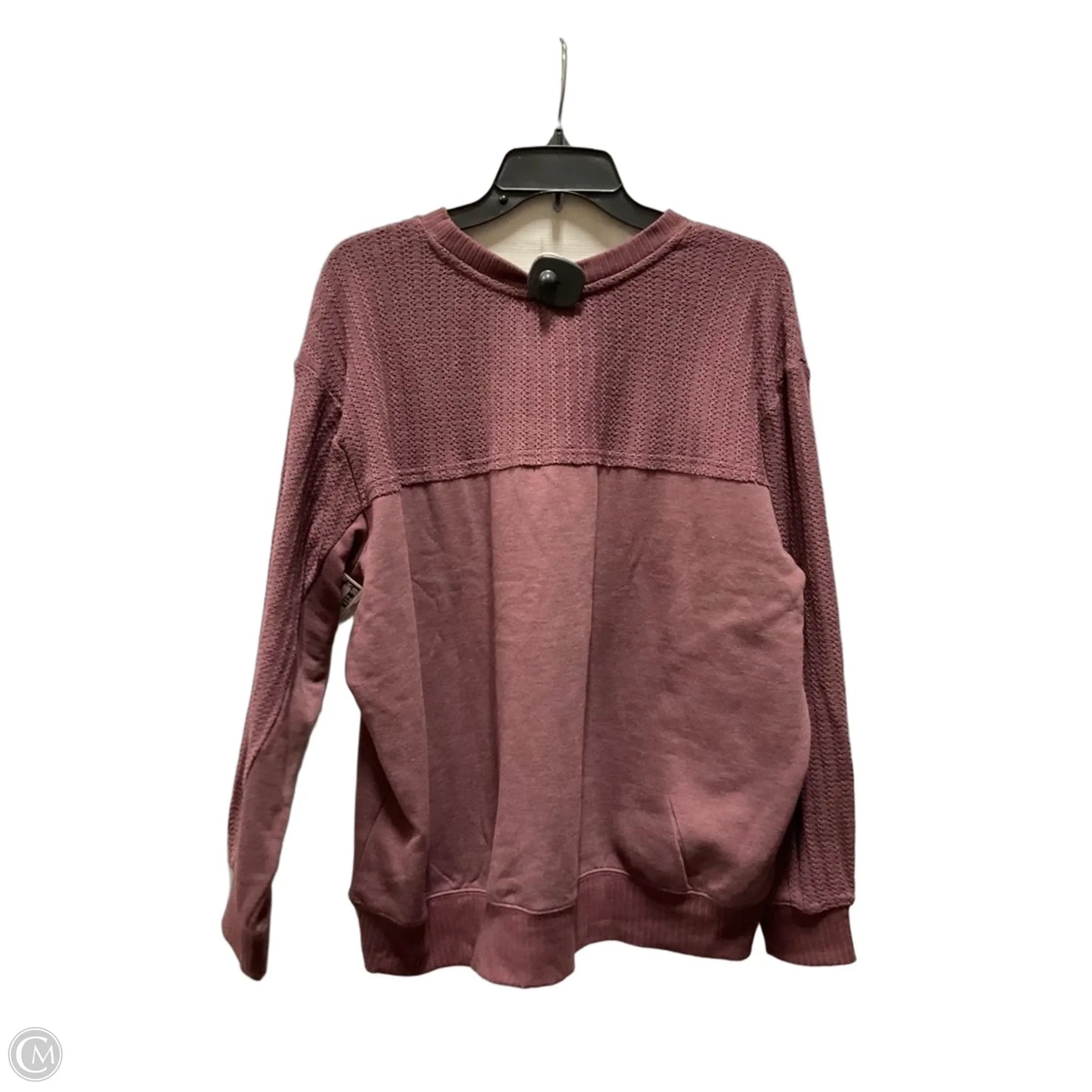 Top Long Sleeve By Maurices In Maroon, Size: 0x