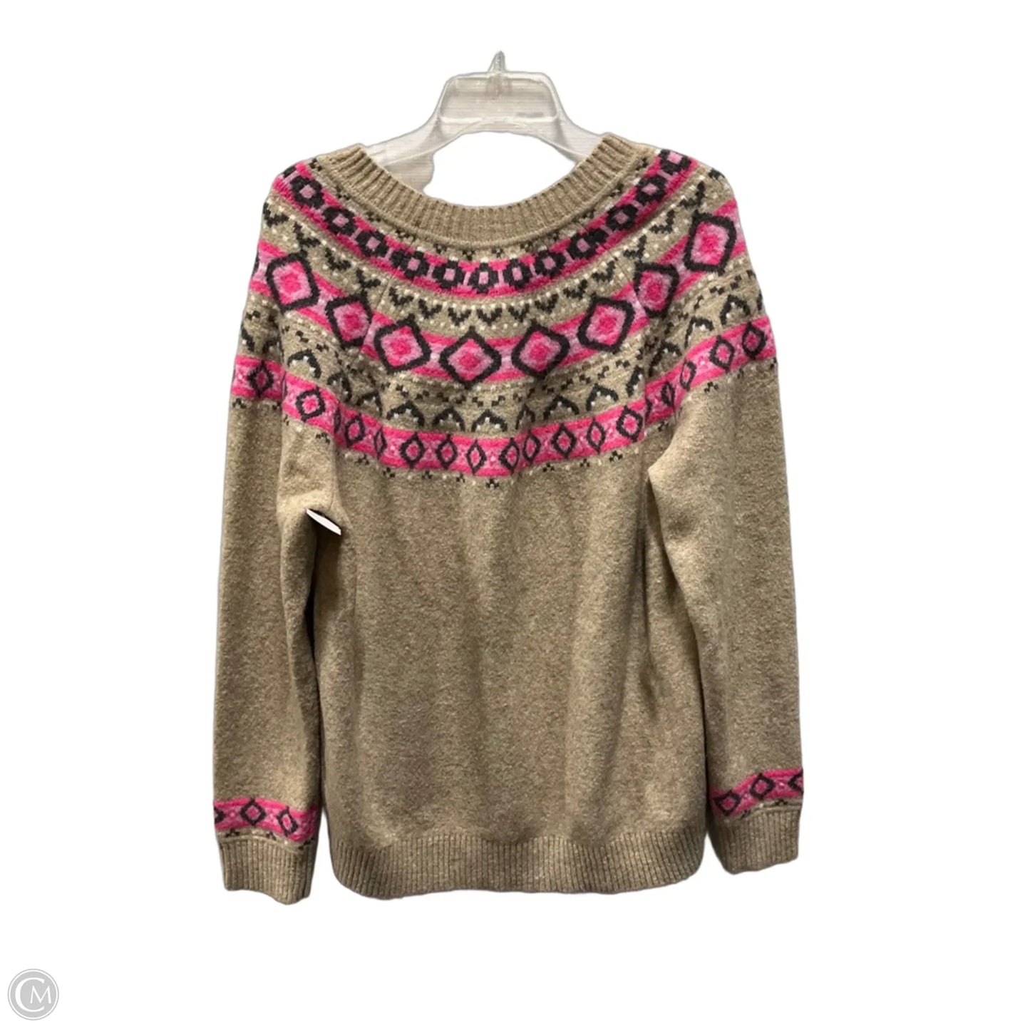 Sweater By Loft In Tan, Size: Xl