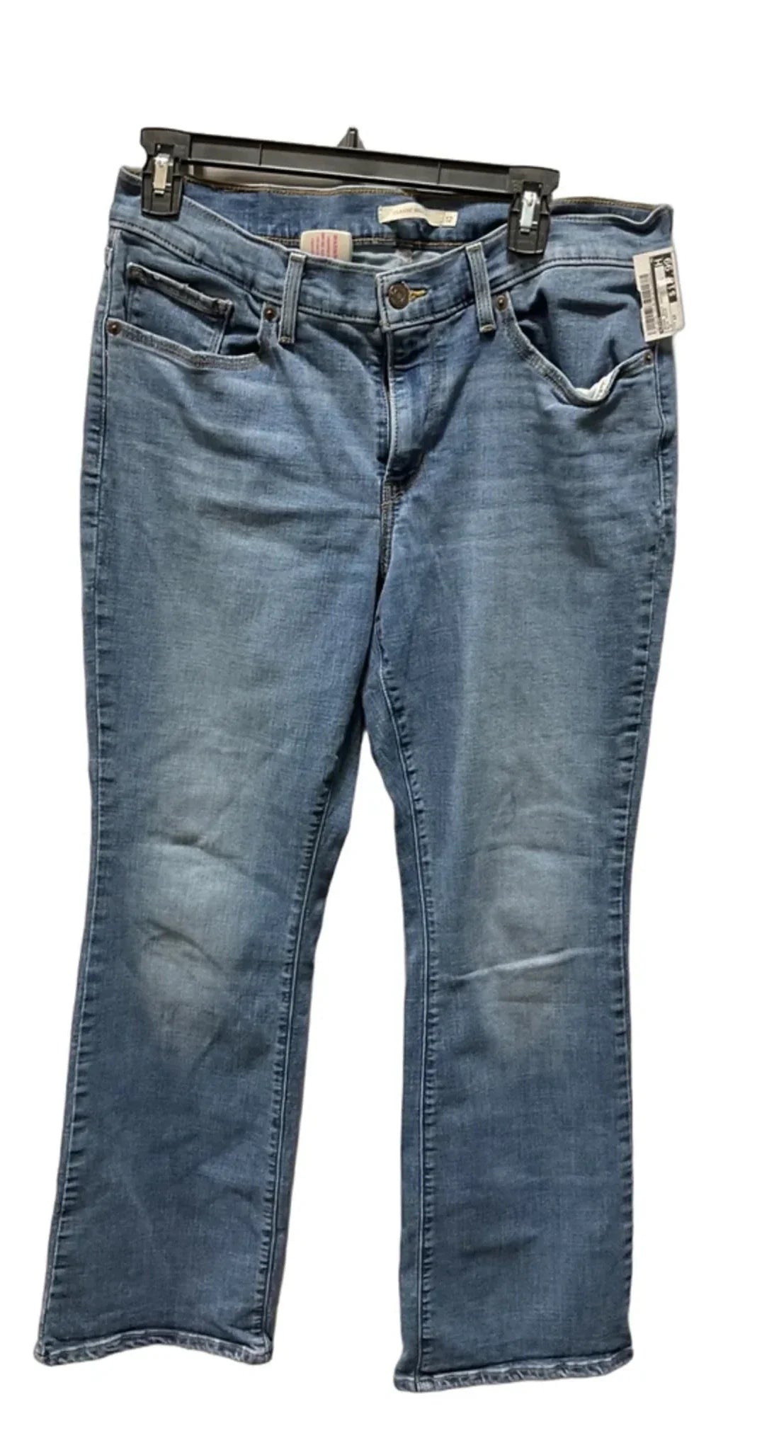 Jeans Boot Cut By Levis In Blue Denim, Size: 12