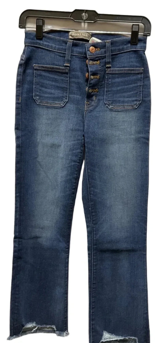 Jeans Boot Cut By Point Sur In Blue Denim, Size: 2